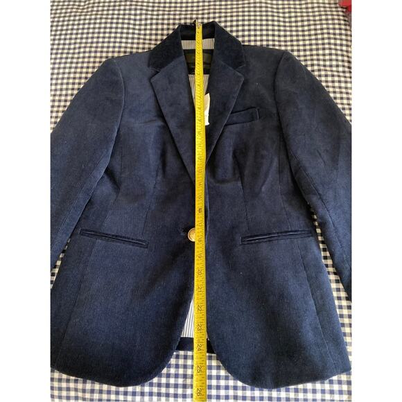 Corduroy Blazer J.Crew Campbell Blue Size 0 Petite NWT - Picture 11 of 11
